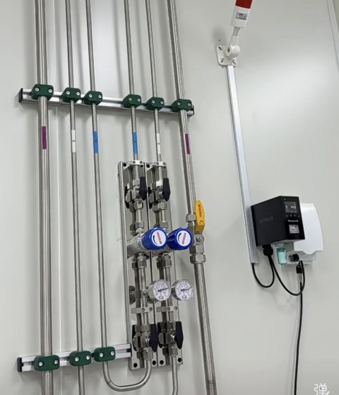 現場配置特氣管路